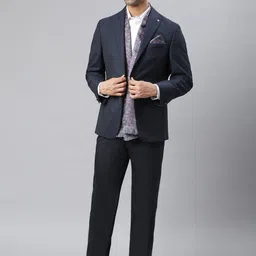 Tossido Men Grey & Magenta Printed Stole & Pocket Square image 3