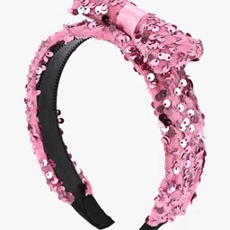 BuckleUp Women Pink Embellished Hair Band-image-96