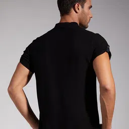 IDENTITI Men Black Slim Fit Casual Shirt image 5