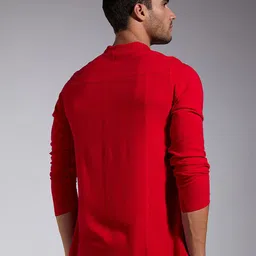 IDENTITI Men Red Slim Fit Casual Shirt image 5