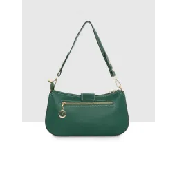 ESBEDA Green Structured Classic Handbag with Detachable Strap image 3