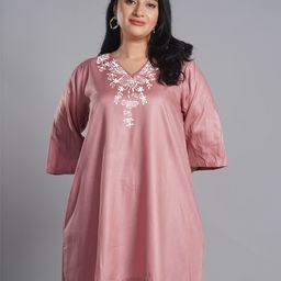 LetsDressUp Printed V-Neck A-Line Kurti-picture-12