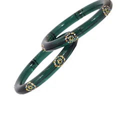 NMII Set Of 2 Polka Dots Printed Bangles image 5