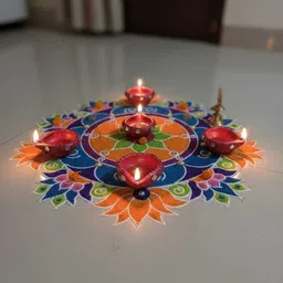 multicollection mirror_diya_5 Earthenware (Pack of 5) Table Diya Set-picture-14