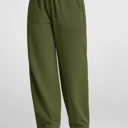 q-rious Women Solid Olive Track Pants-picture-23