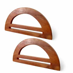 adw craft's 1 Pairs D Shaped Wooden Handles for Bags, Crochet Bags & Totes-picture-21