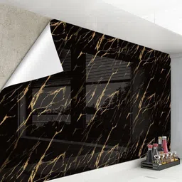 orya Decorative Black, Gold Wallpaper image 4