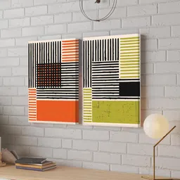 art street Mandala Chakra Multicolour Synthetic Wood Framed Canvas Art Print image 1