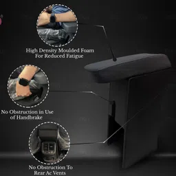 frap Armrest for Maruti Suzuki Celerio with Moulded Foam Tech(Nappa,Double Stitching) Car Armrest image 4