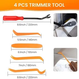 zorbes 00 Pcs Car Bumper Clips and 12 Pcs Car Removal Tool Set Car Audio Panel Remover image 2