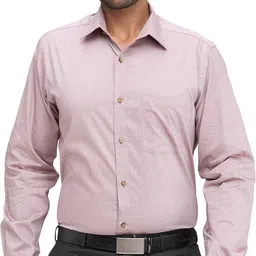 raymond Men Slim Fit Solid Formal Shirt-picture-21