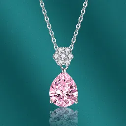 Designs & You Silver Plated & CZ Studded Pendant image 3