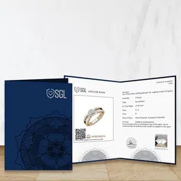 KUBERBOX 18KT Gold Diamond-Studded Caia Fin Pendant 1.15 gm image 5