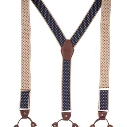 The Tie Hub Men Textured Y Back Clip On Suspender image 5