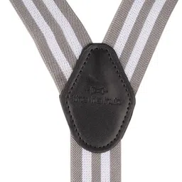 The Tie Hub Men Striped Y Back Clip On Suspender image 4