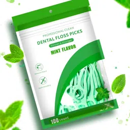 atero Oral Care Dental Floss Toothpick Floss tooth pick (Pack of 100)-picture-25