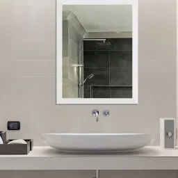 elegant arts and frames White Synthetic Content Wall Mirror-picture-21