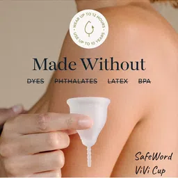 SafeWord Better Me Better World Vivi Cup Large Menstrual Cup image 3