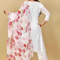 ladypotion Unstitched Georgette Salwar Suit Material Embroidered image 3