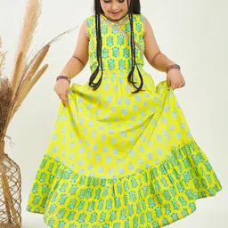 Stylo Bug Girls Printed Ready To Wear Lehenga & Choli-picture-34
