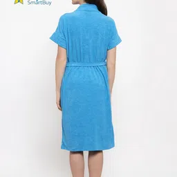 flipkart smartbuy Sky Free Size Bath Robe image 5