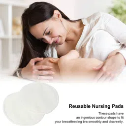 sudha creation Reusable, Washable, Dry feel Baby Nursing Breast Pad image 3