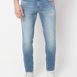spykar Men Slim Mid Rise Blue Jeans-picture-22