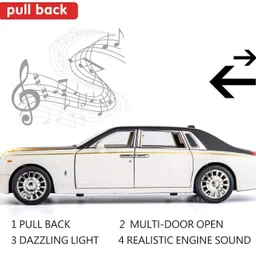 countrylink 1:32 Rolls Royce Phantom Diecast Metal Pullback Openable Doors Toy Cars image 4