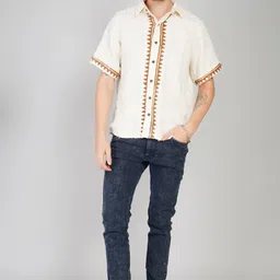 lzard Men Regular Mid Rise Dark Grey Jeans image 5