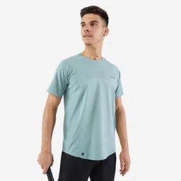 kuikma Men's Tennis T-Shirt Short Sleeved Quick Dry Lovat Green-picture-17