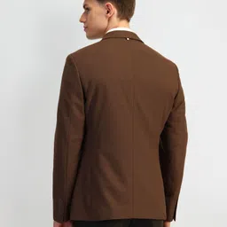 arrow Men Printed Single Breasted Formal Blazer image 5