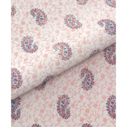 patricko Blue Traditional 600 TC Cotton Double King Sized Bedsheet With 2 Pillow Covers image 5