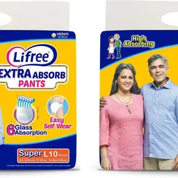 lifree Adult Diaper Pants Unisex, Set Of 2 Large size 10 Pieces Adult Diapers - L-picture-15