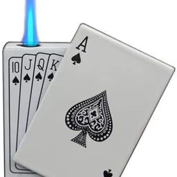 fitup Jet Flame Refillable Side Slider Card Ikka Design Cigarette Pocket Lighter-picture-17