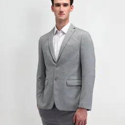 arrow Men Solid Single Breasted Formal Blazer image 4