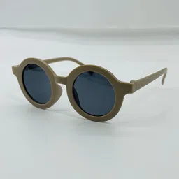 SYGA Kids Round Sunglasses with UV Protected Lens Goggles-Monkey-Beige image 2