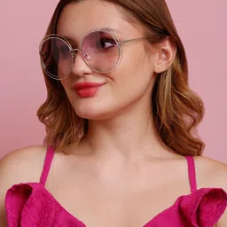 SUNNIES Women Round Sunglasses with UV Protected Lens-image-93