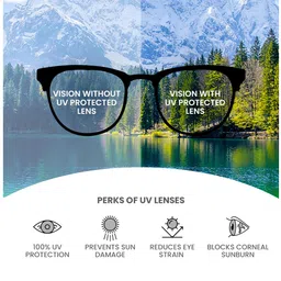 IDEE Unisex Aviator Sunglasses With UV Protected Lens image 5