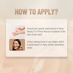 swiss beauty Primer Mousse foundation Foundation image 4