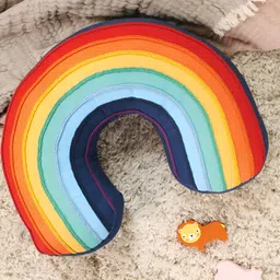 Smartsters Red & Blue Printed Rainbow Sensory Cushions image 1