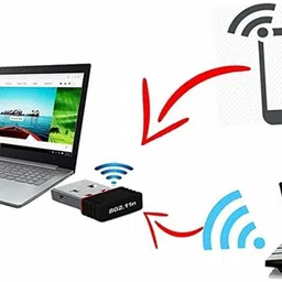 ANJO 1000Mbps Mini Wireless USB WiFi Reciver Adapter for Desktop, Laptop, Tablet PC etc. USB Adapter image 5