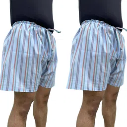 sekda’s-aesthetic in theism Pack of 2 Men's Khadi Cotton Wooven Patta Lattha Underwear Nikkar Kaccha Jhangiya XL Size Striped Men Brief image 3