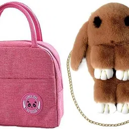 napp mall Portable and Reusable Insulated Nylon Lunch Bags Women Carrying bag (Black) Waterproof Lunch Bag-picture-17