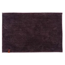 pano Brown Solid MicroFibre 14x10 Inches Antiskid Bath Mats image 3