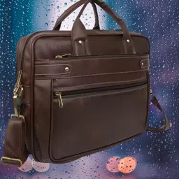 shivra Men & Women Brown Messenger Bag image 1