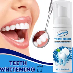 growkesh Teeth Whitening kit Make your Teeth Sparkle Teeth Whitening and mouthwash Teeth Whitening Kit image 1