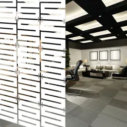 olive tree White Engineered Wood Wall Hanging Room Divider Panel image 1