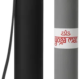 bikauaa Eco-Friendly EVA Yoga Mat Surface Sticky Sport Mat with Carry Bag Grey 4 mm Yoga Mat-picture-11