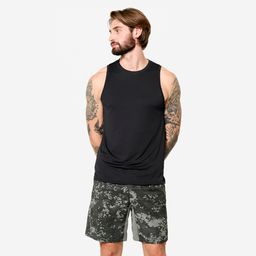 domyos Stretchy Gym Men's Tank Top- Smoked Blue-picture-46