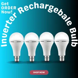 guggu Rechargeable Emergency Bulb 12W Inverter Rechargebale Emergency Bulb_Pack_4 A111 3 hrs Bulb Emergency Light-picture-15